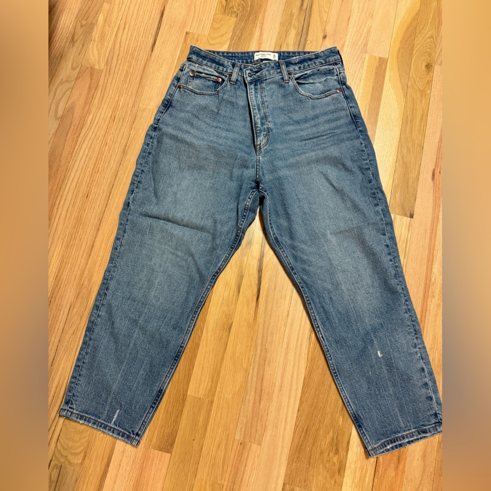 Abercrombie and Fitch The Mom High Rise CURVE love size 12S